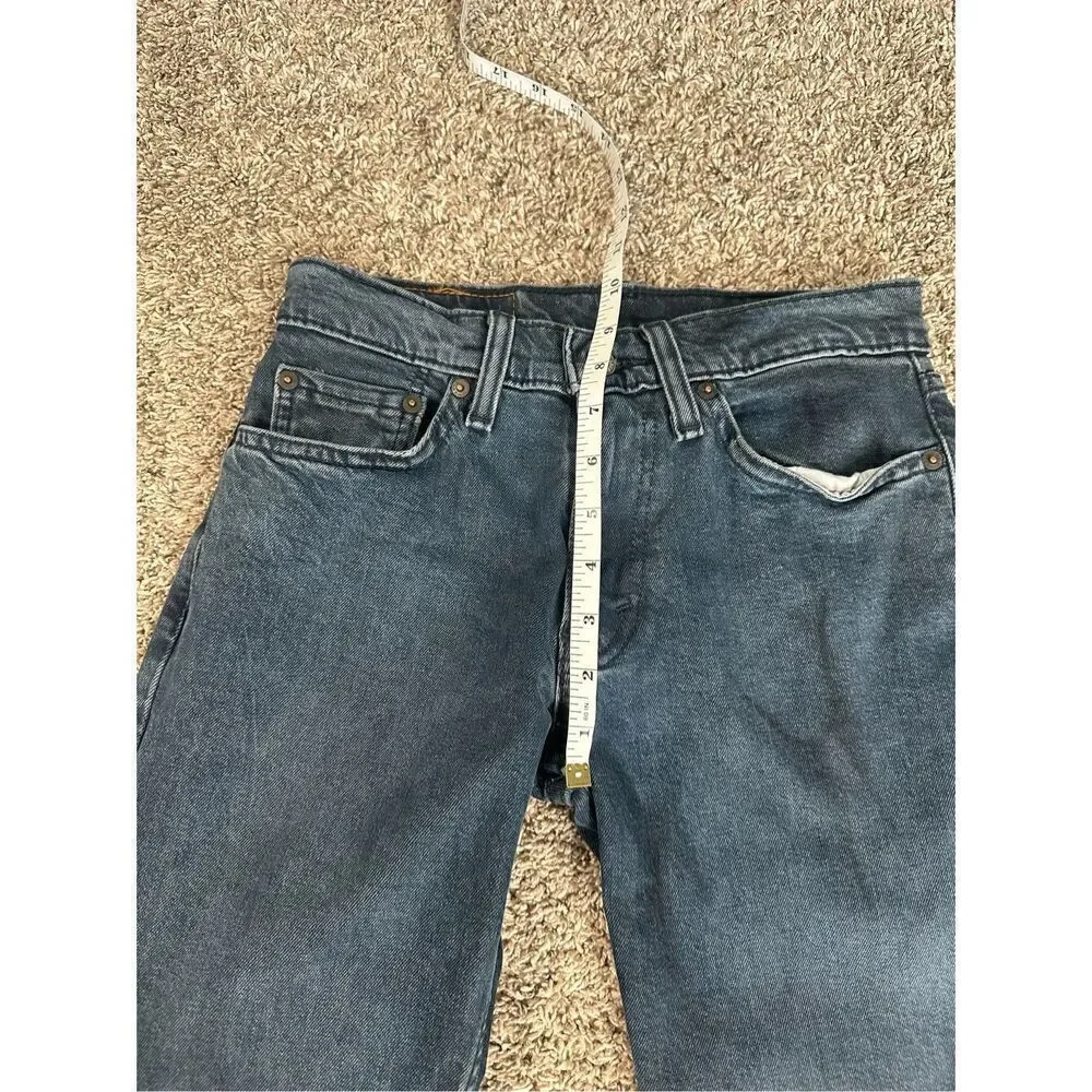 levi’s 511 denim jeans men’s size W28 L30 dark wash straight leg fit